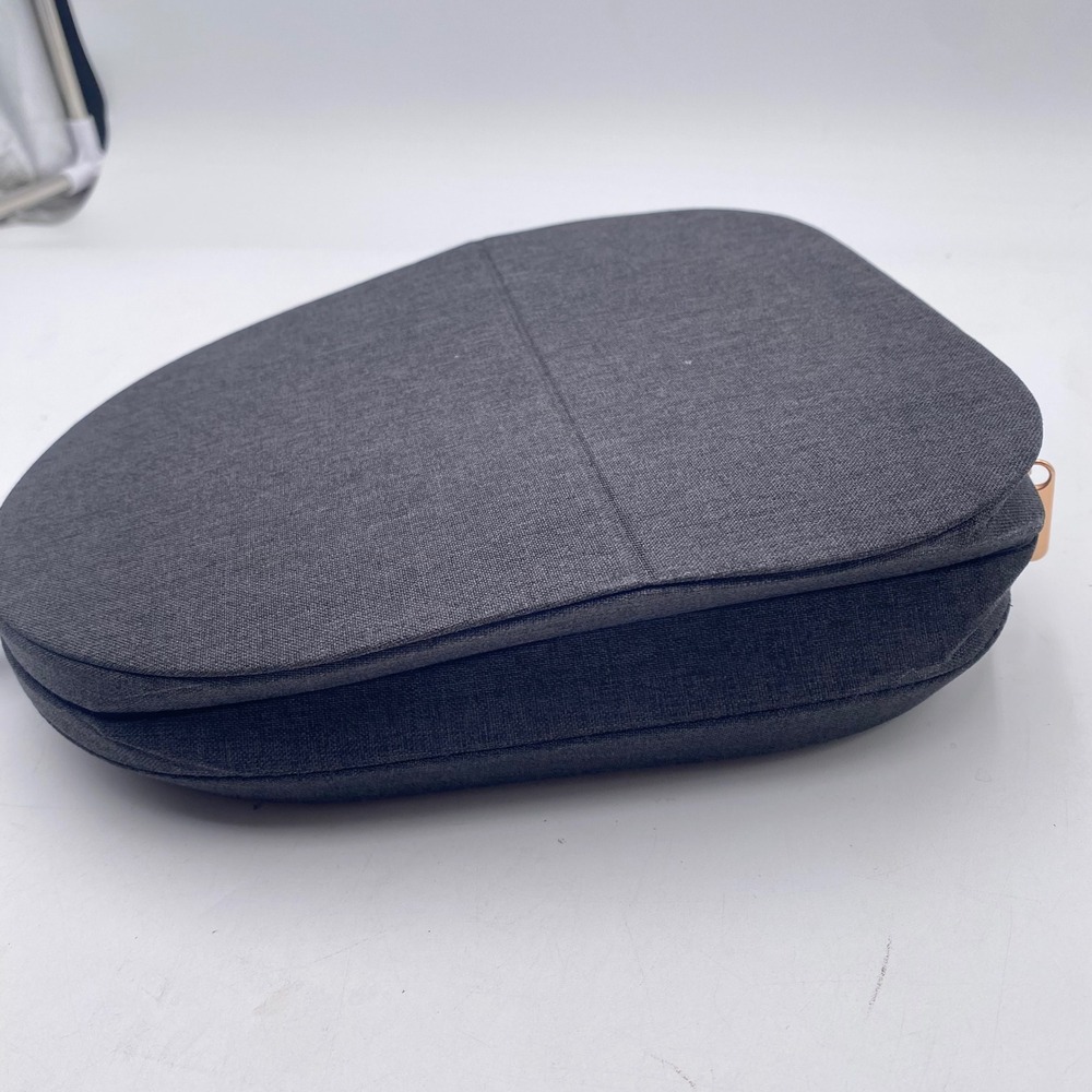 Sony WH-1000XM5 Headphone Carrying Case Dark Gray Rose Gold Zipper Travel OEM - Picture 6 of 13